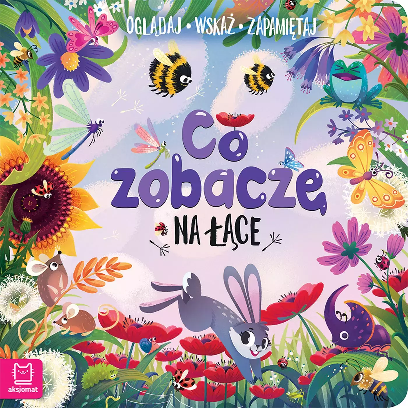 Co zobaczę na łące. Oglądaj, wskaż, zapamiętaj - Książki