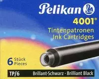 Naboje atramentowe krótkie TP/6 czarne 6 sztuk - Książki