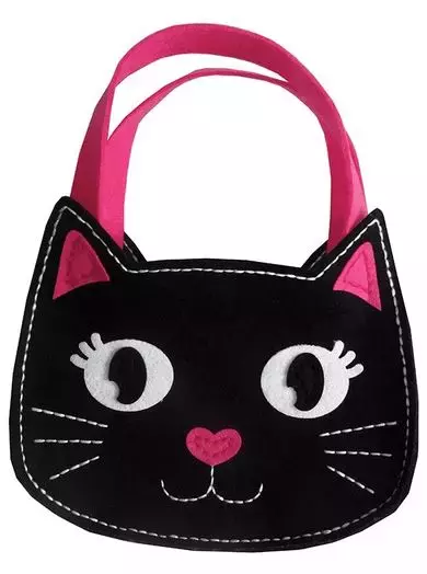 Filcowe robótki. Torebka duża - kot - Zabawki