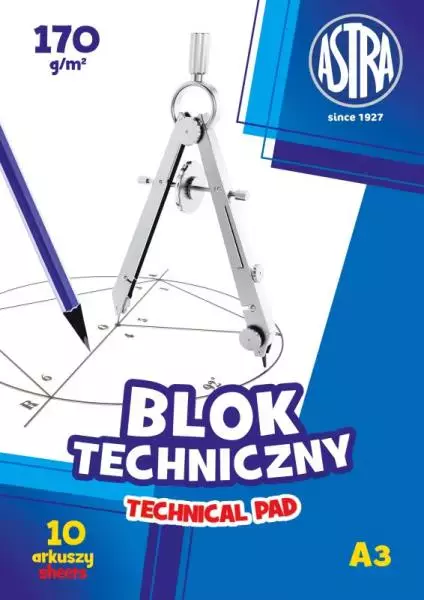 Blok techniczny A3 - Papiernicze i szkolne