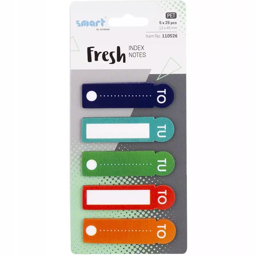 Zakładki indeksujące. To, Tu (125 zakładek) - Papiernicze i szkolne