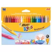 Kredki świecowe Plastidecor Pudełko 24 sztuki - Papiernicze i szkolne