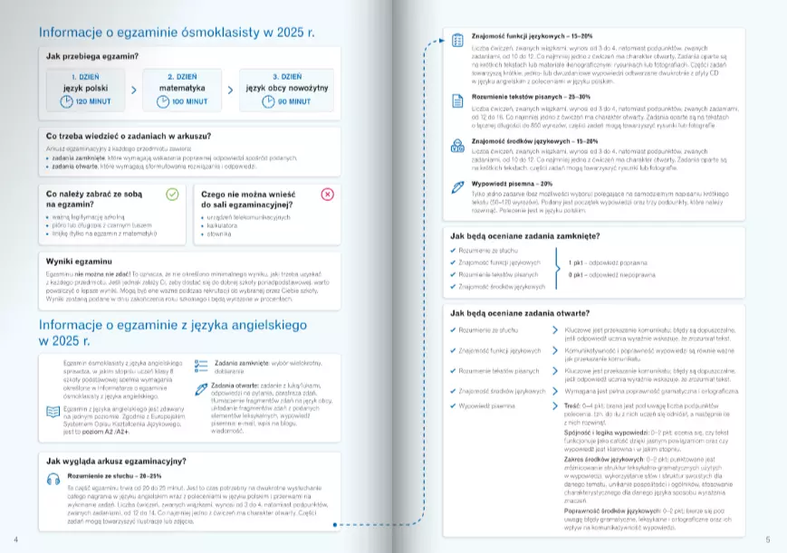 Teraz egzamin ósmoklasisty. Język angielski. Arkusze do egzaminów 2025-2027 - Książki