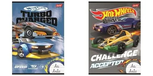 Zeszyt A4/32k linia dwukolorowa Hot Wheels (15szt) - Papiernicze i szkolne