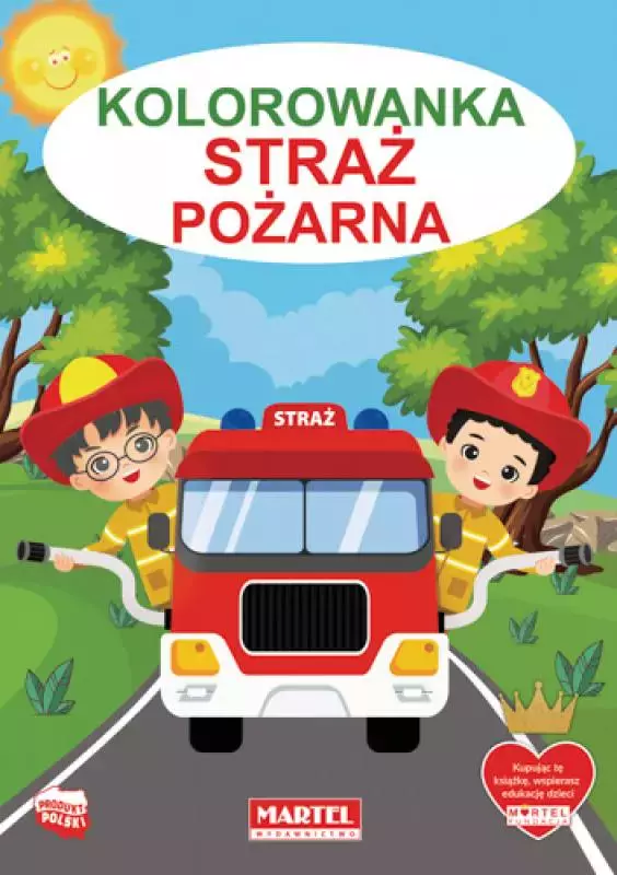Kolorowanka Straż pożarna - Książki