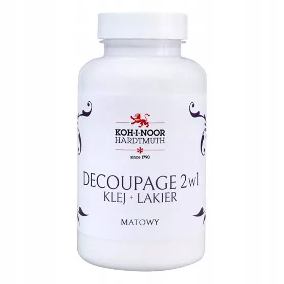 Klej 2w1 z lakierem do decoupage mat 200ml - Papiernicze i szkolne
