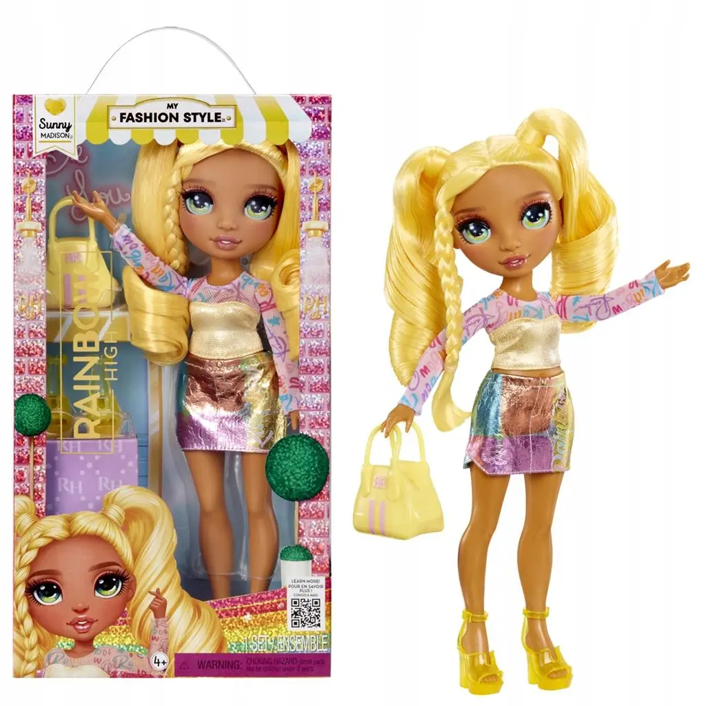 Lalka Rainbow High Fashion Style - Sunny - Zabawki
