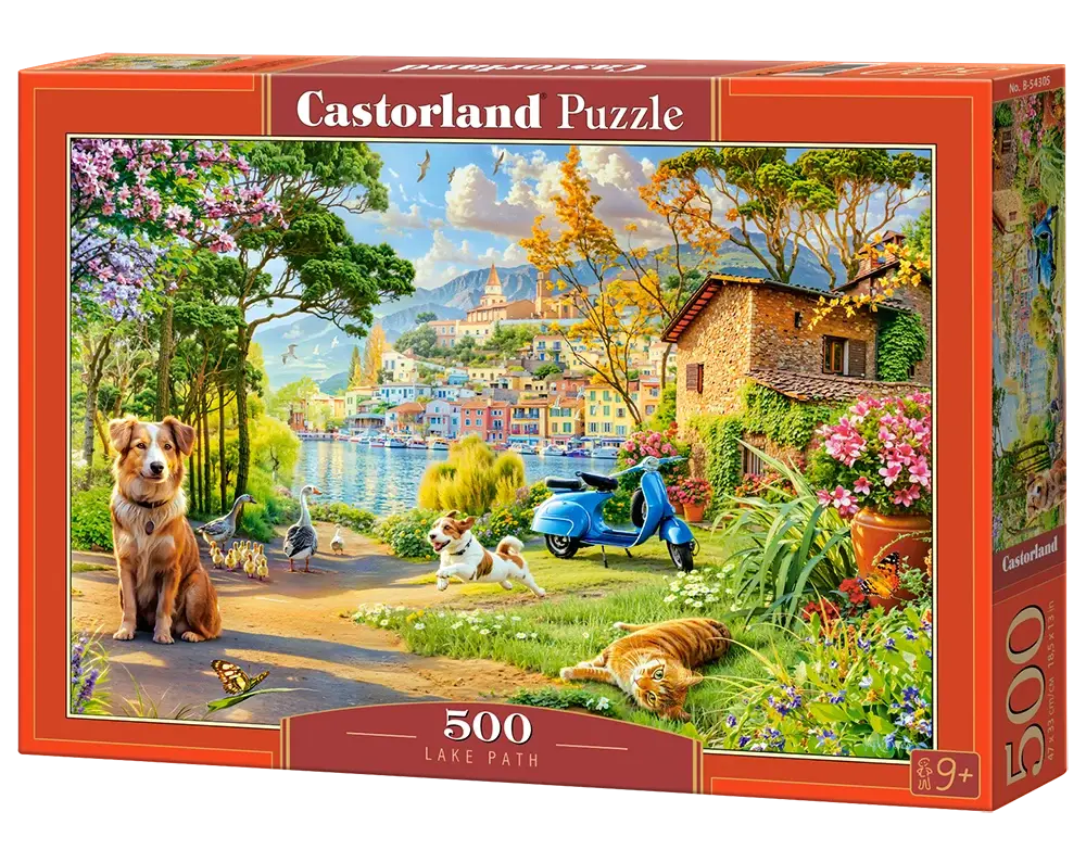 Puzzle 500 Lake Path Castor - Puzzle
