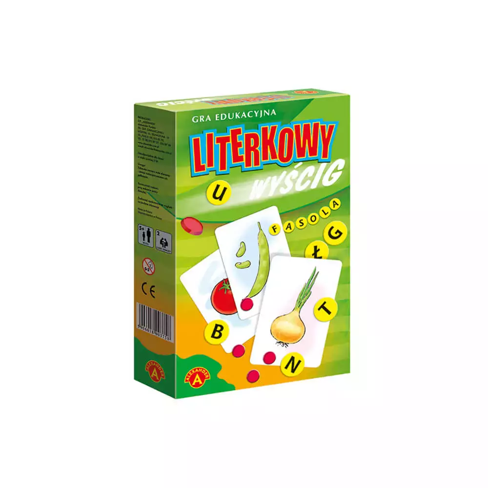 Literkowy wyścig. Gra edukacyjna - Gry