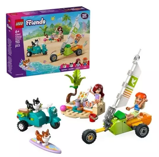 LEGO Friends Przygoda z surfującymi psami 42641 - Zabawki