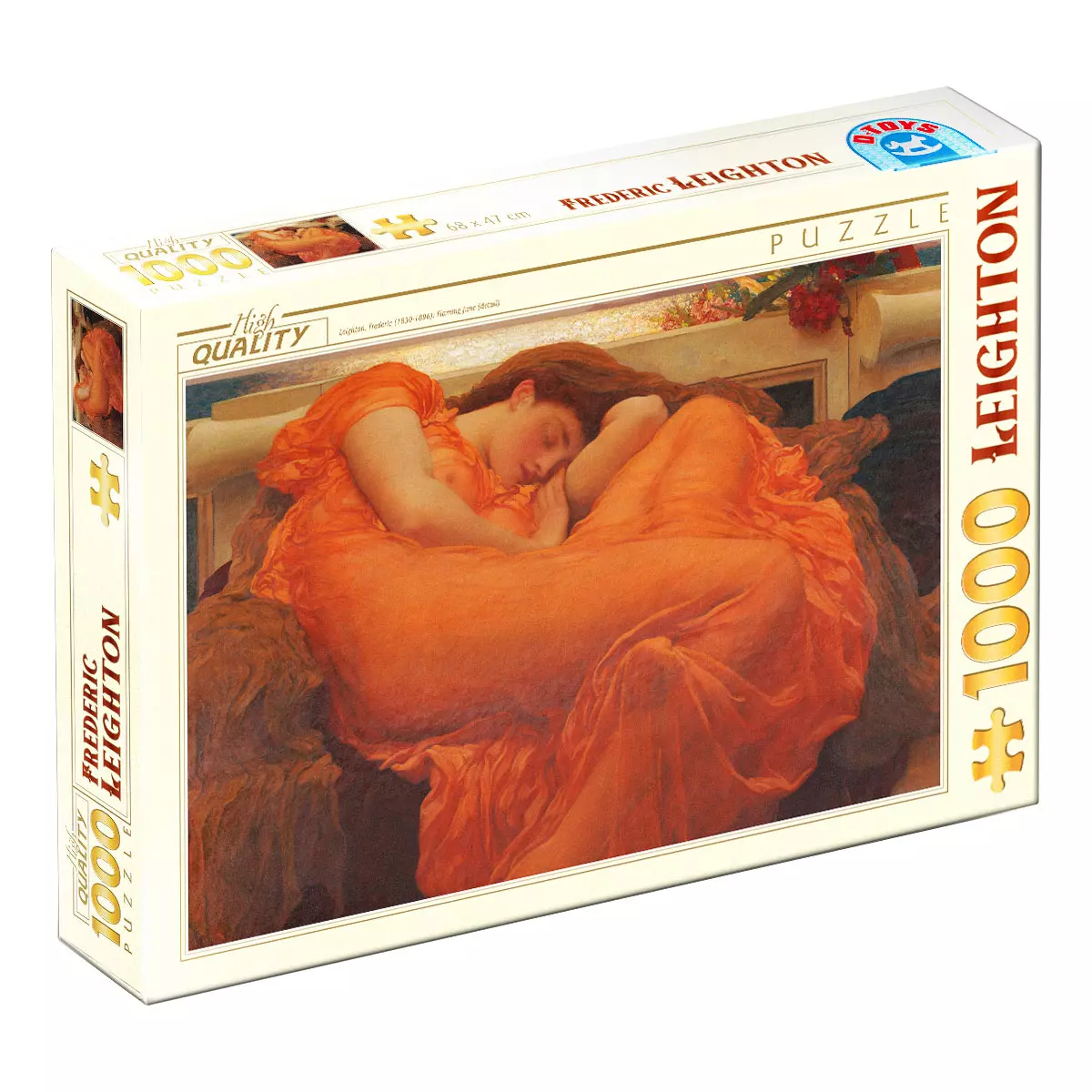 Puzzle 1000 elementów. Śpiąca June, Frederic Leighton