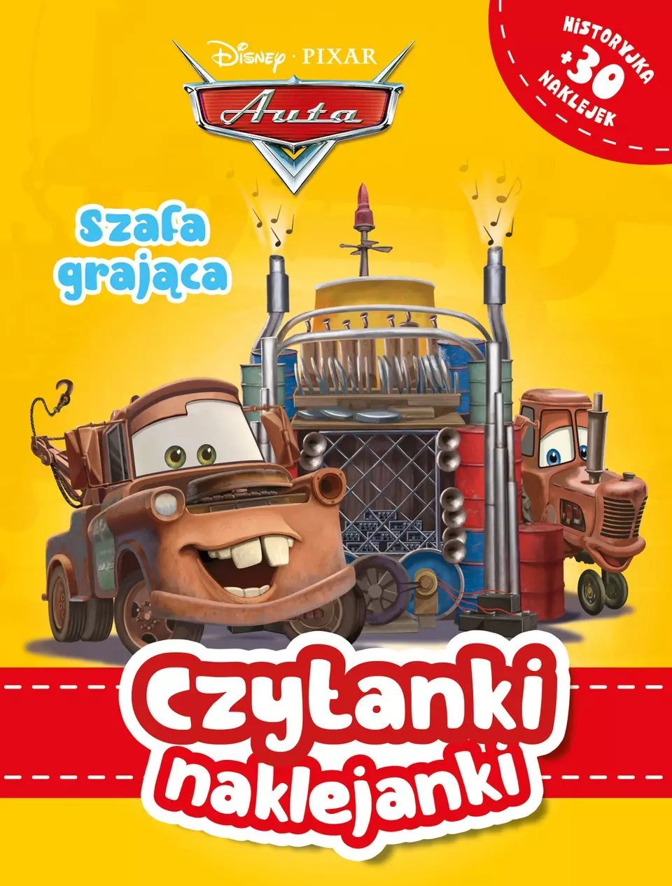 Czytanki naklejanki. Szafa grająca. Disney Pixar Auta - Zabawki