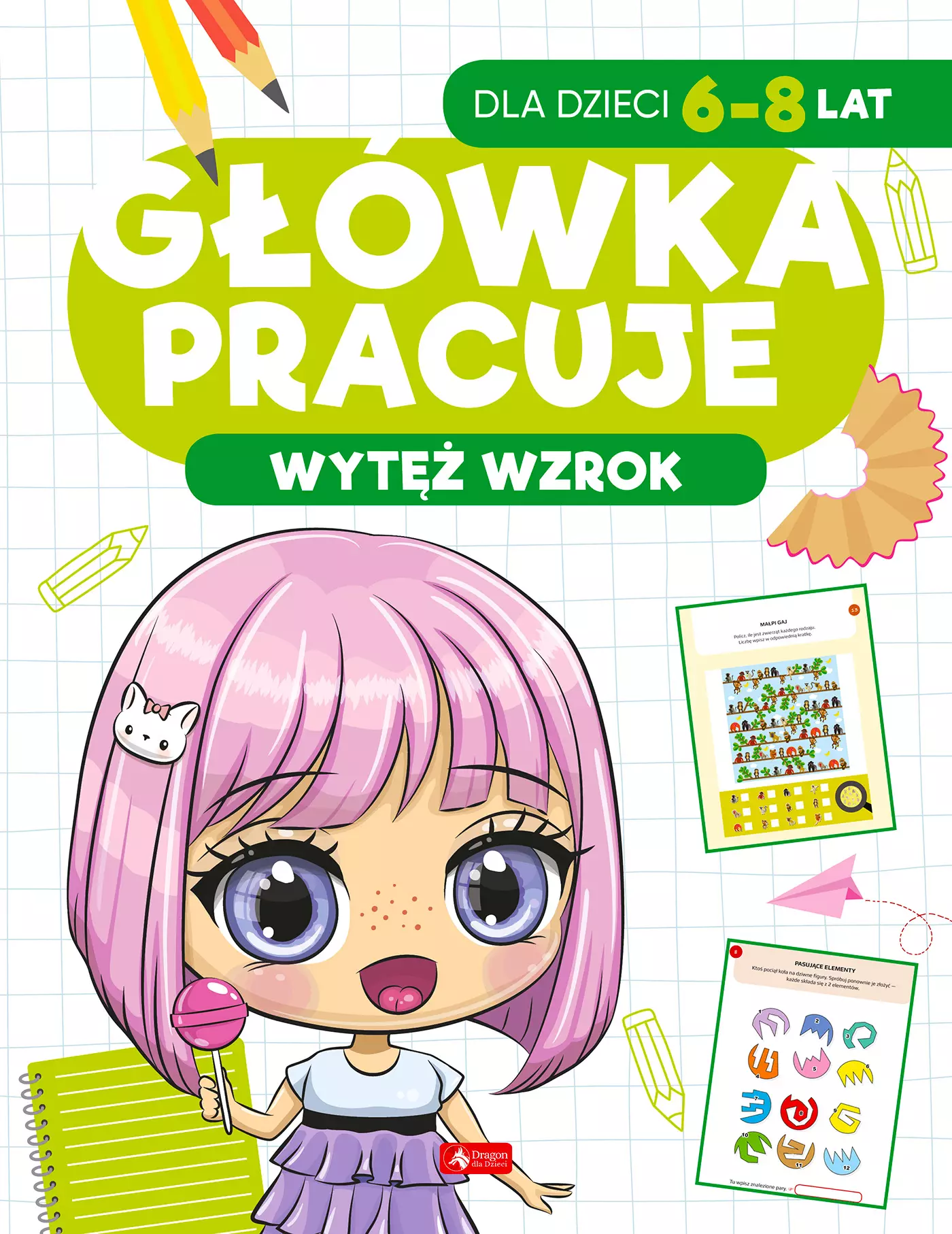 Główka pracuje. Wytęż wzrok - Książki