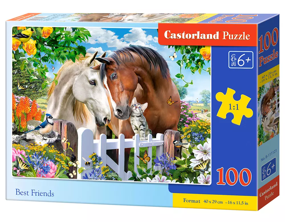 Puzzle 100 elementów. Najlepsi przyjaciele
