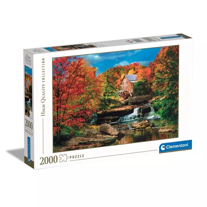 Puzzle 2000 elementów. High Quality Collection. Młyn wodny Glade Creek