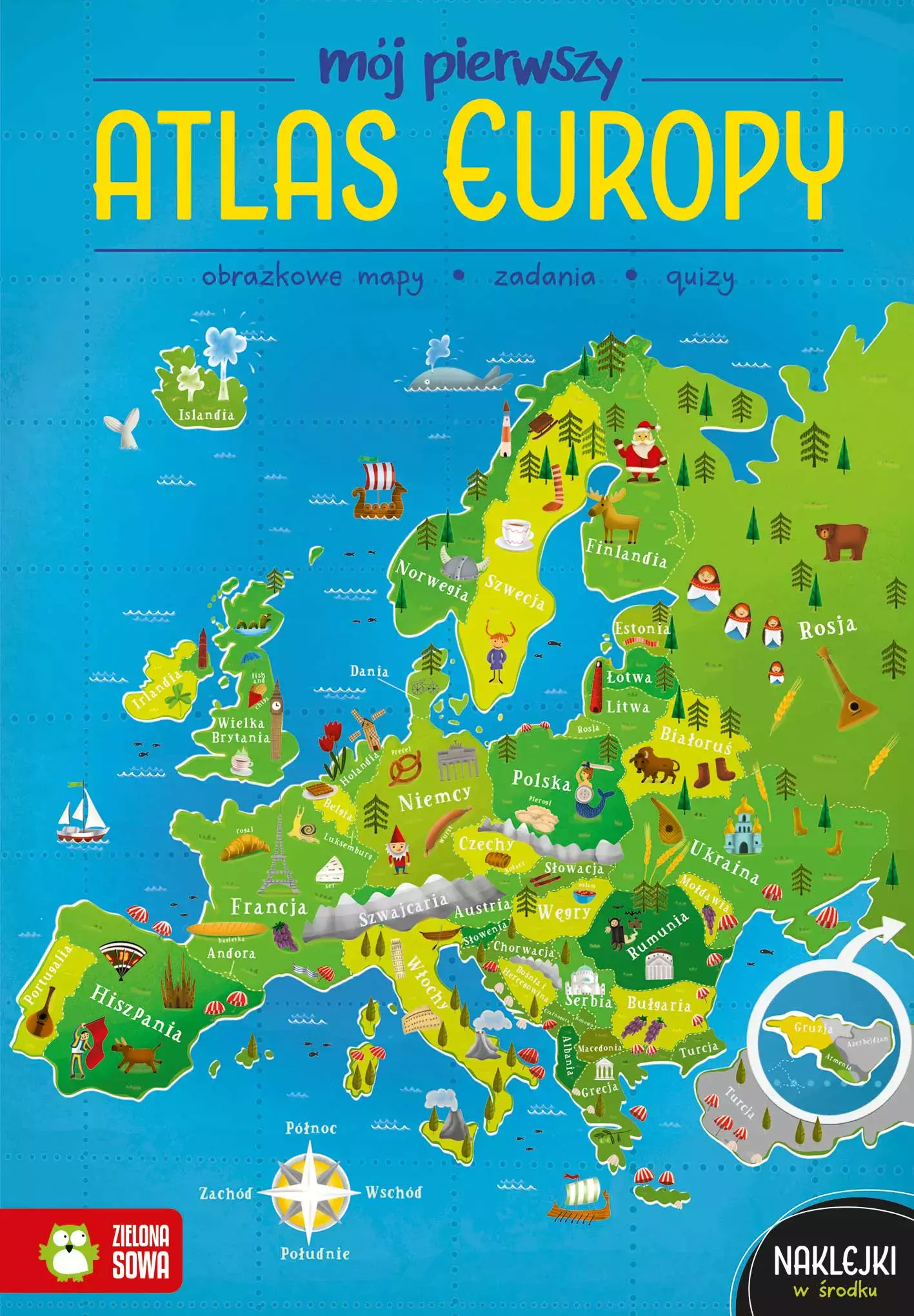 Mój pierwszy atlas Europy - Książki