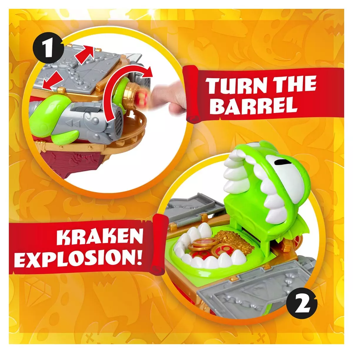 Piratix. Statek Krakena, pojazd z figurką - Zabawki