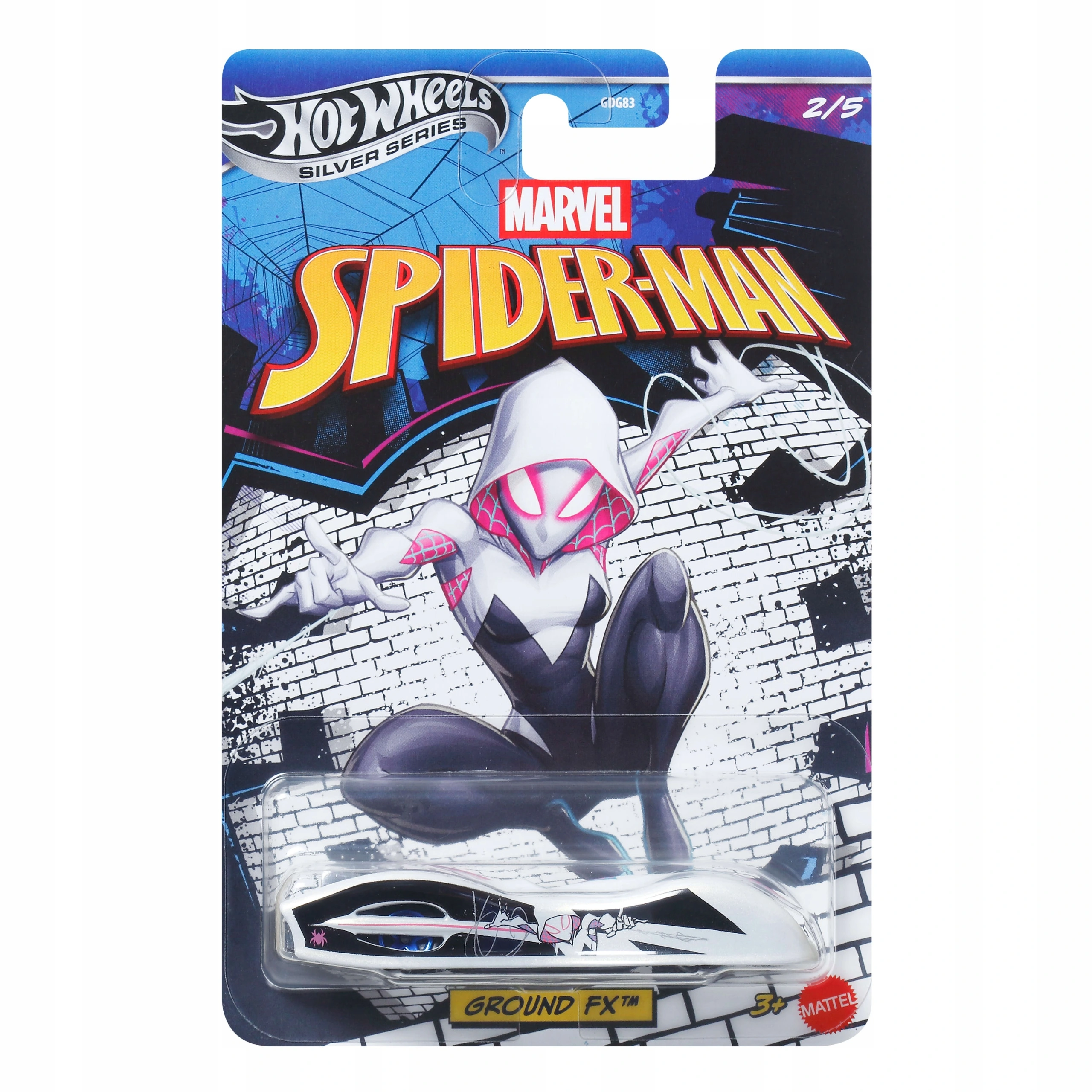 HOT WHEELS SILVER SERIES MARVEL SPIDERMAN JKX26 - Zabawki