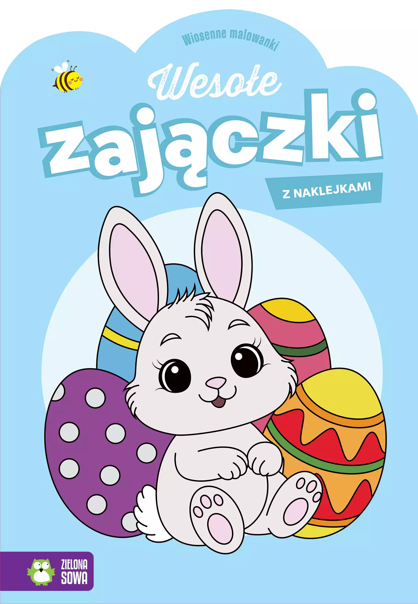 Wiosenne malowanki. Wesołe zajączki - Książki