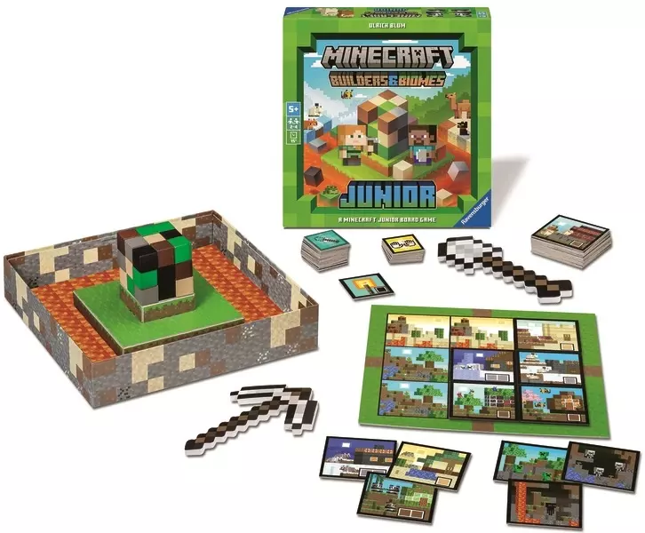 Ravensburger Minecraft. Builders and Biomes. Junior - Gry