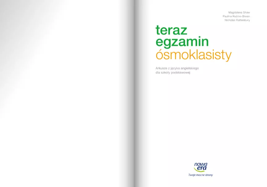 Teraz egzamin ósmoklasisty. Język angielski. Arkusze do egzaminów 2025-2027 - Książki