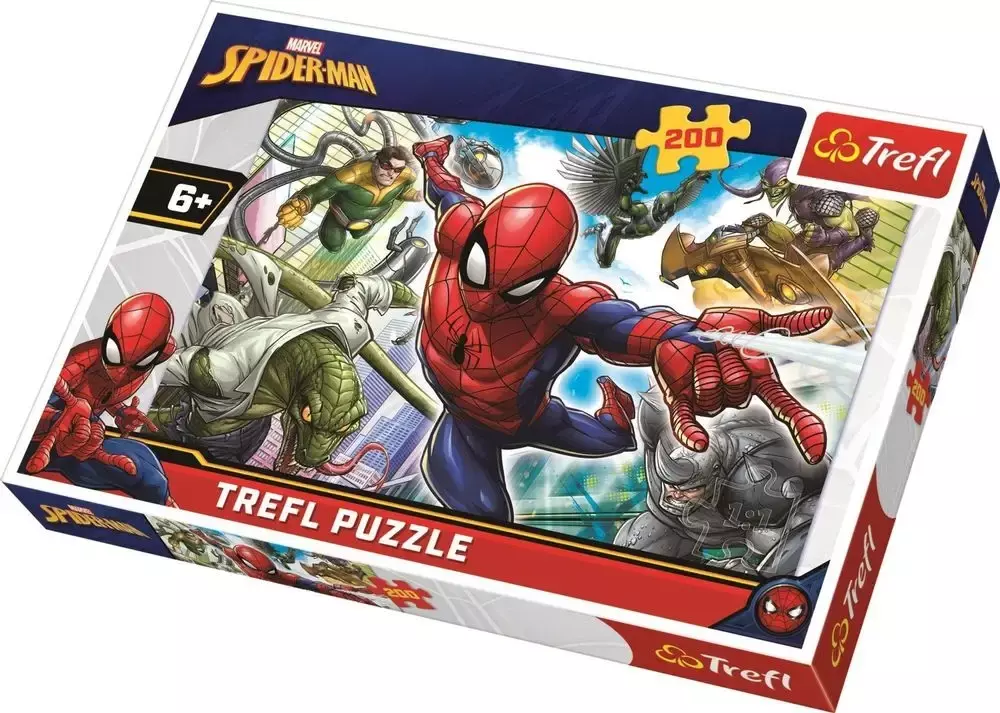 Puzzle 200 elementów. Spider-Man. Urodzony bohater - Puzzle