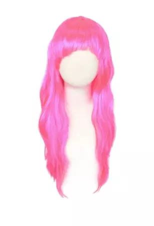 Peruka długowłosa, różowa - Papiernicze i szkolne
