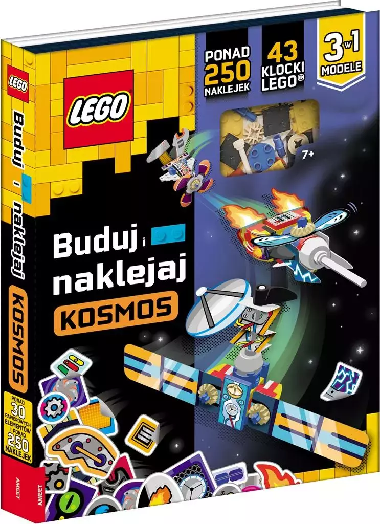 Lego Books. Kosmos. Buduj i naklejaj - Zabawki