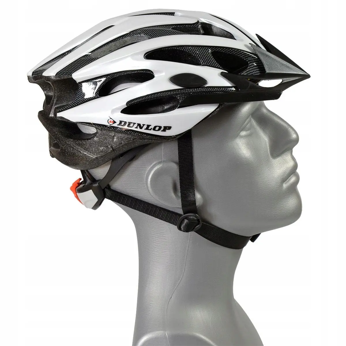 Kask Rowerowy Regulowany Dunlop Mtb R.L (58-61CM) Biały Perłowy - Zabawki