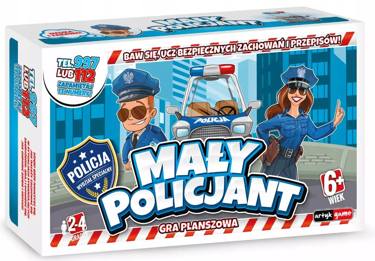 Gra planszowa. Policjant. Wersja podróżna