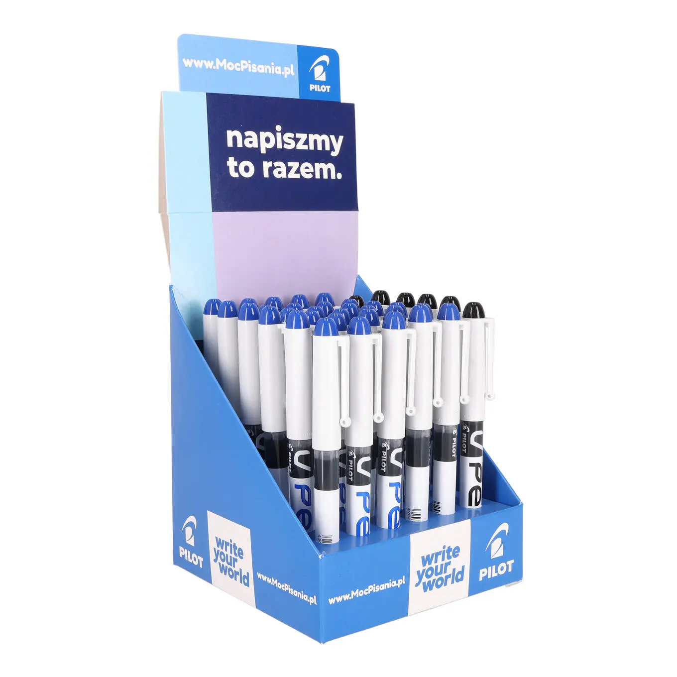 Display pióro PILOT V-PEN 36 sztk - Papiernicze i szkolne