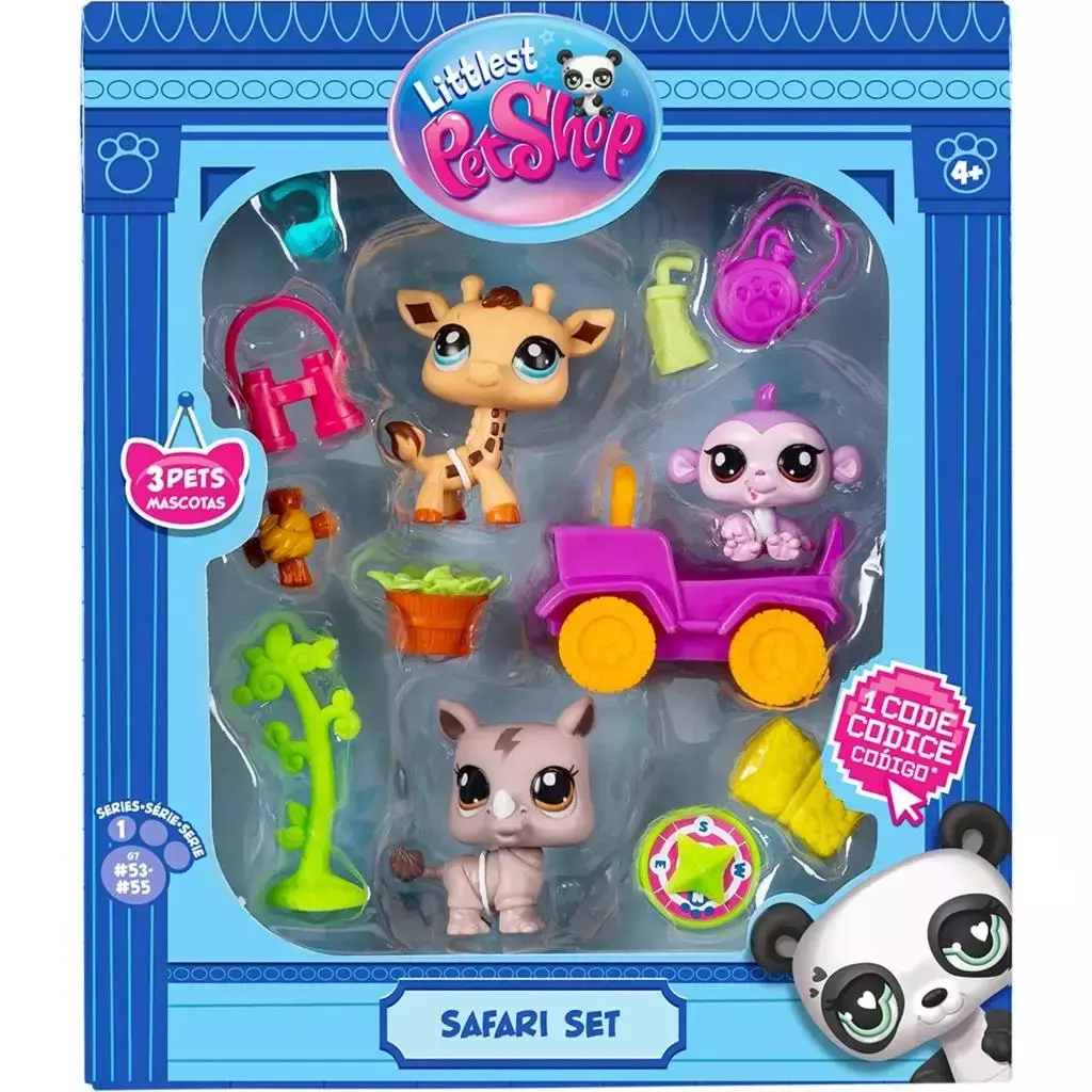 Littlest Pet Shop. Zestaw Safari, 3 figurki - Zabawki