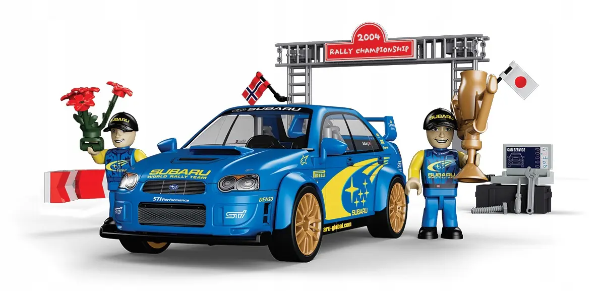 KLOCKI KONSTRUKCYJNE COBI 24652 Samochód Subaru Impreza WRC 2004 206 EL. - Zabawki