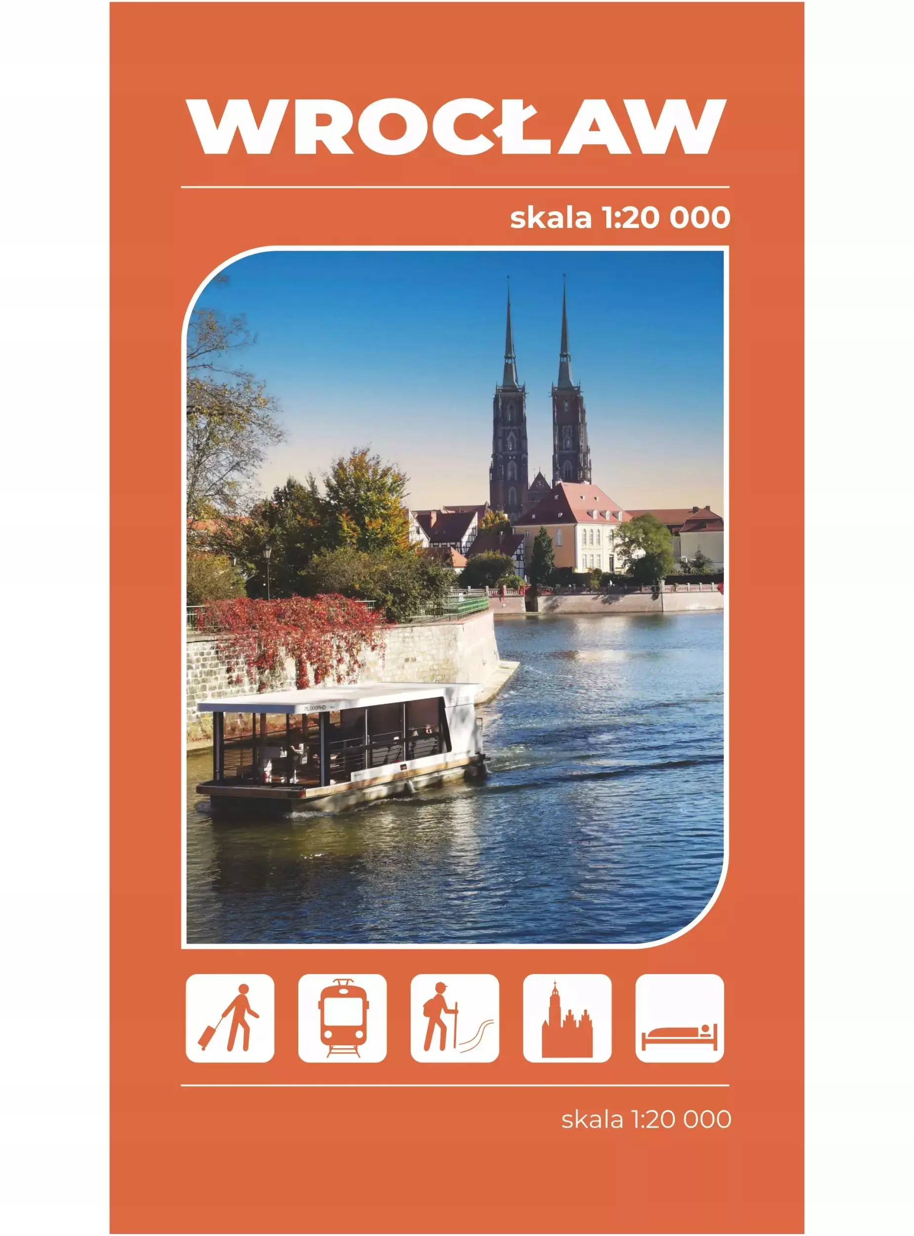 Wrocław plan miasta, mapa turystyczna NAJNOWSZE WYDANIE 2026 1:20 000 - Książki