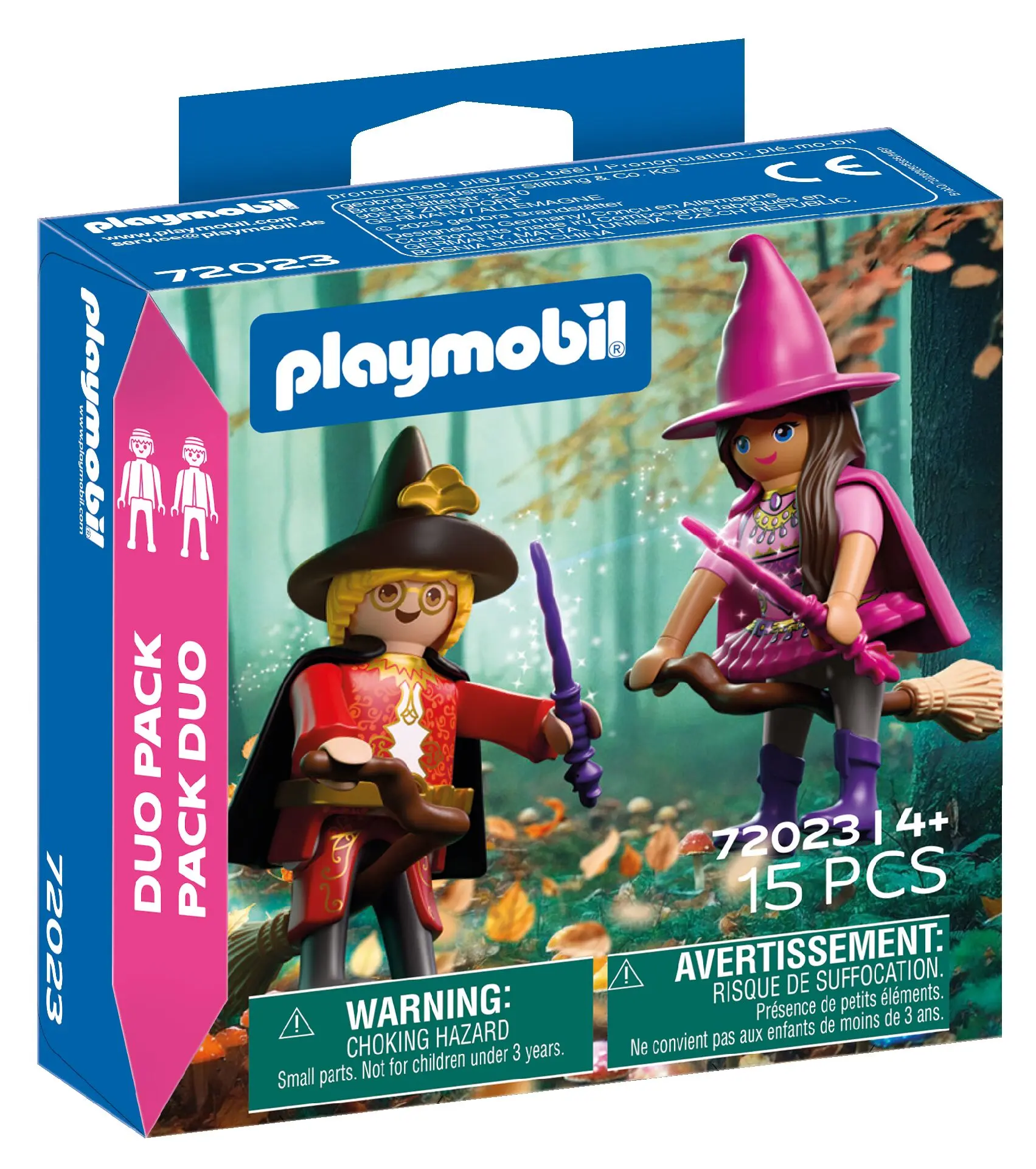 Playmobil DuoPack Czarownica i czarodziej 72023 - Zabawki