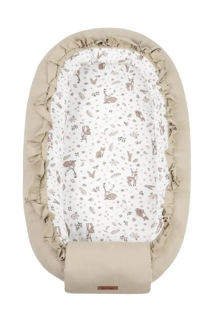 Kokon Bawełna Forest Beige 80x45 - Mama i dziecko