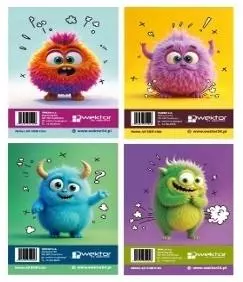 Notes A6/50 Kids (10szt) - Papiernicze i szkolne