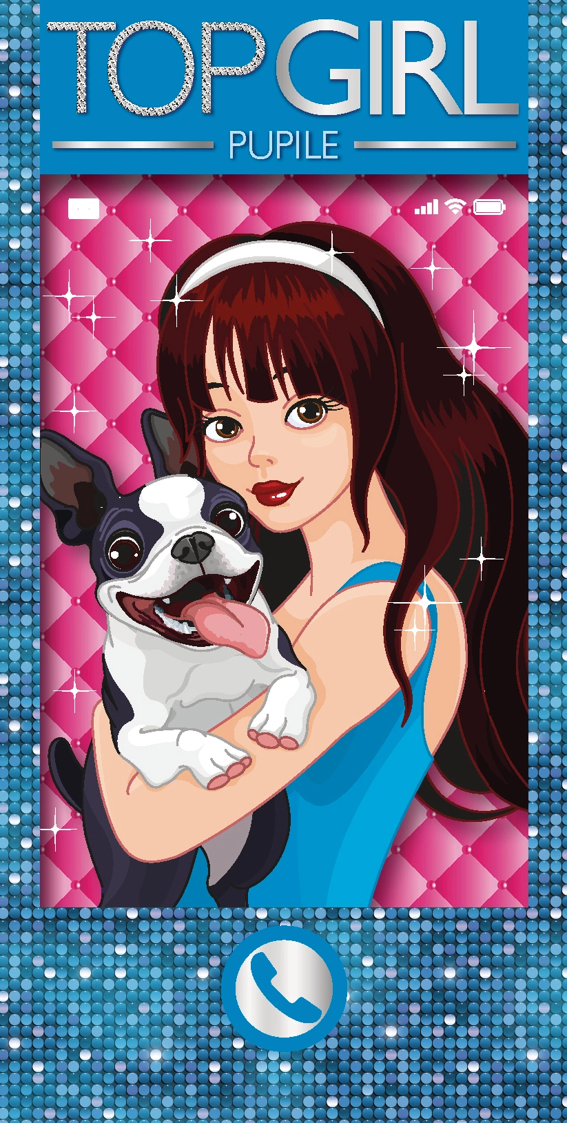 Top Girl Pupile. Książeczka telefon - Książki