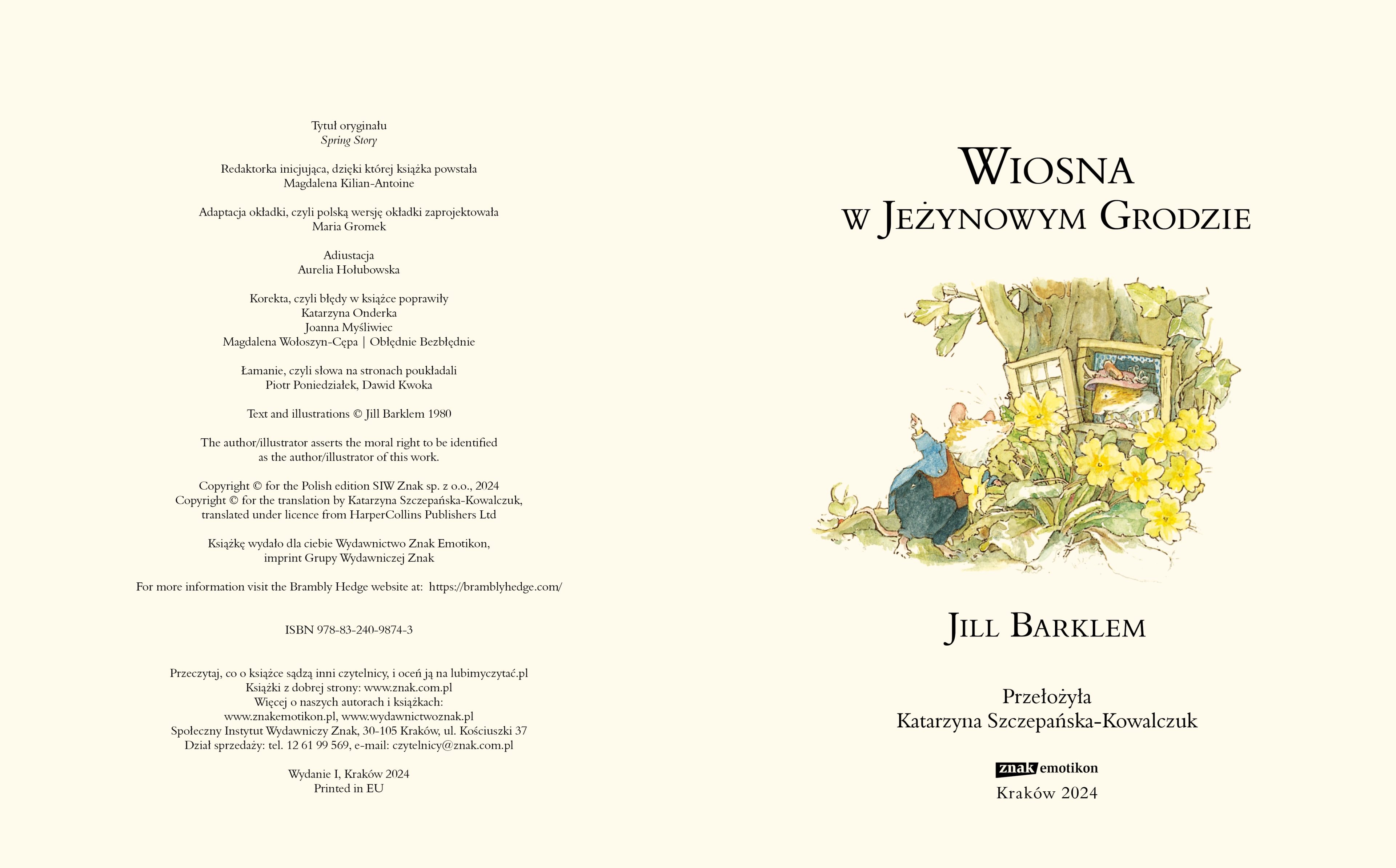 Wiosna w Jeżynowym Grodzie - Książki