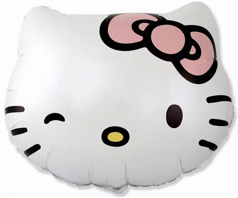 Balon foliowy 14" FX - Hello Kitty (głowa), niepakowany - Papiernicze i szkolne