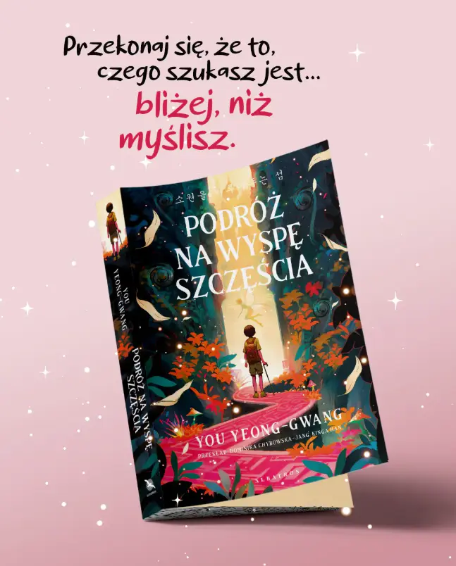 Podróż na wyspę szczęścia (ilustrowane krawędzie biało-czarne) - Książki