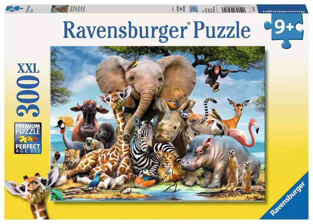 Puzzle 300 elementów. Afrykańscy przyjaciele - Puzzle