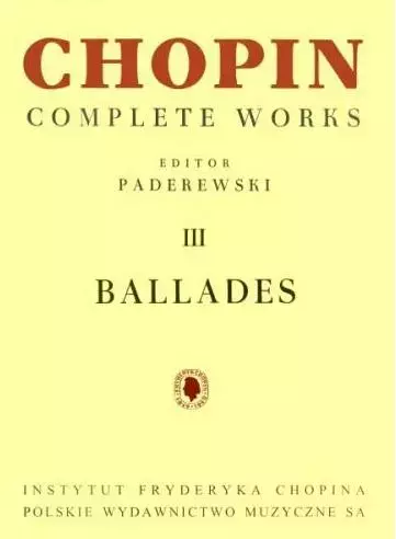 Chopin Complete Works III Ballades - Muzyka