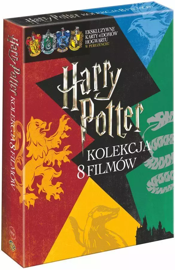Pakiet. Harry Potter. Pełna kolekcja 8 filmów. Edycja specjalna z kartami, 8 DVD - Filmy