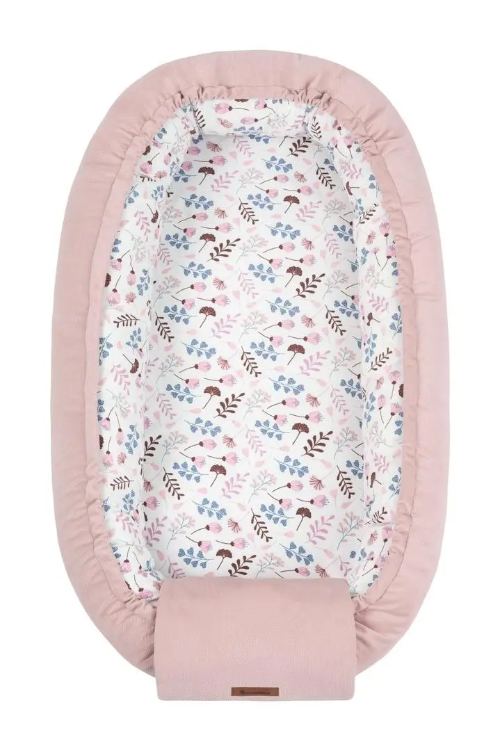 Kokon Velvet Twigs Pink 80x45 - Mama i dziecko