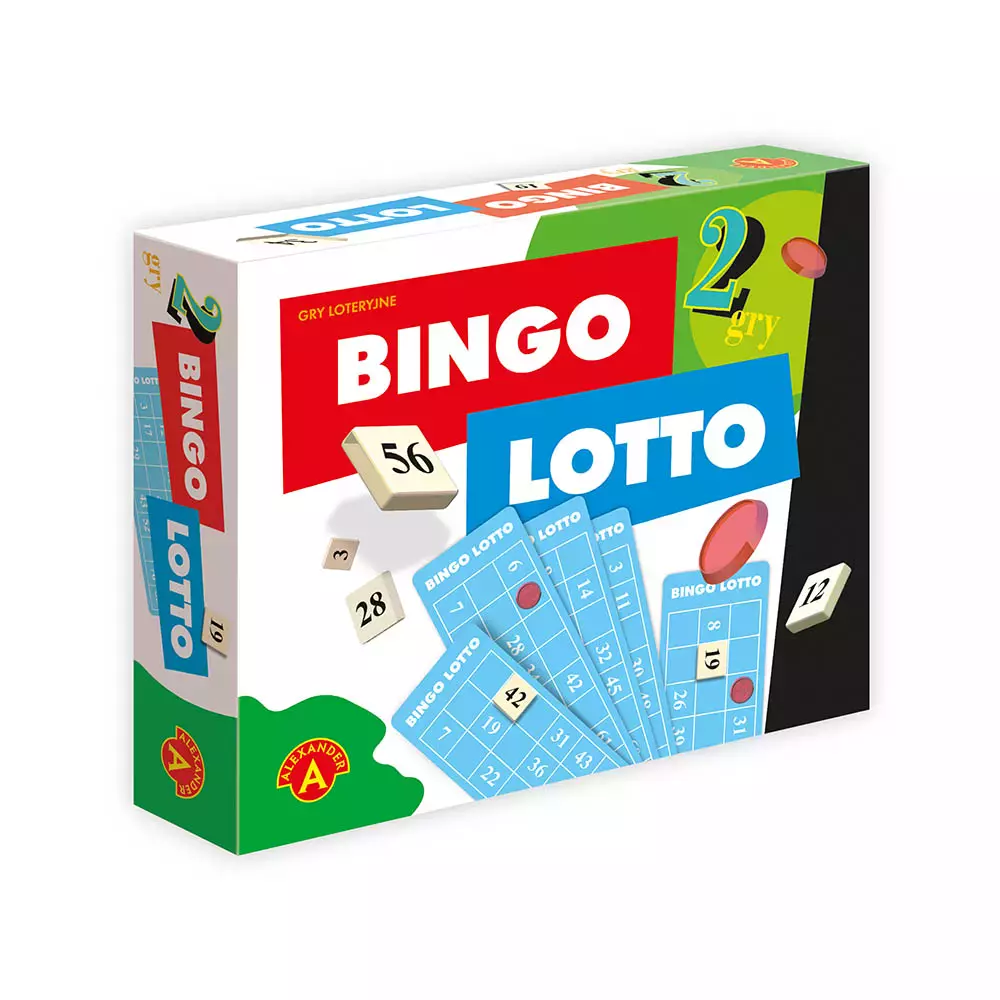 Zestaw 2 gier. Bingo + Lotto - Gry