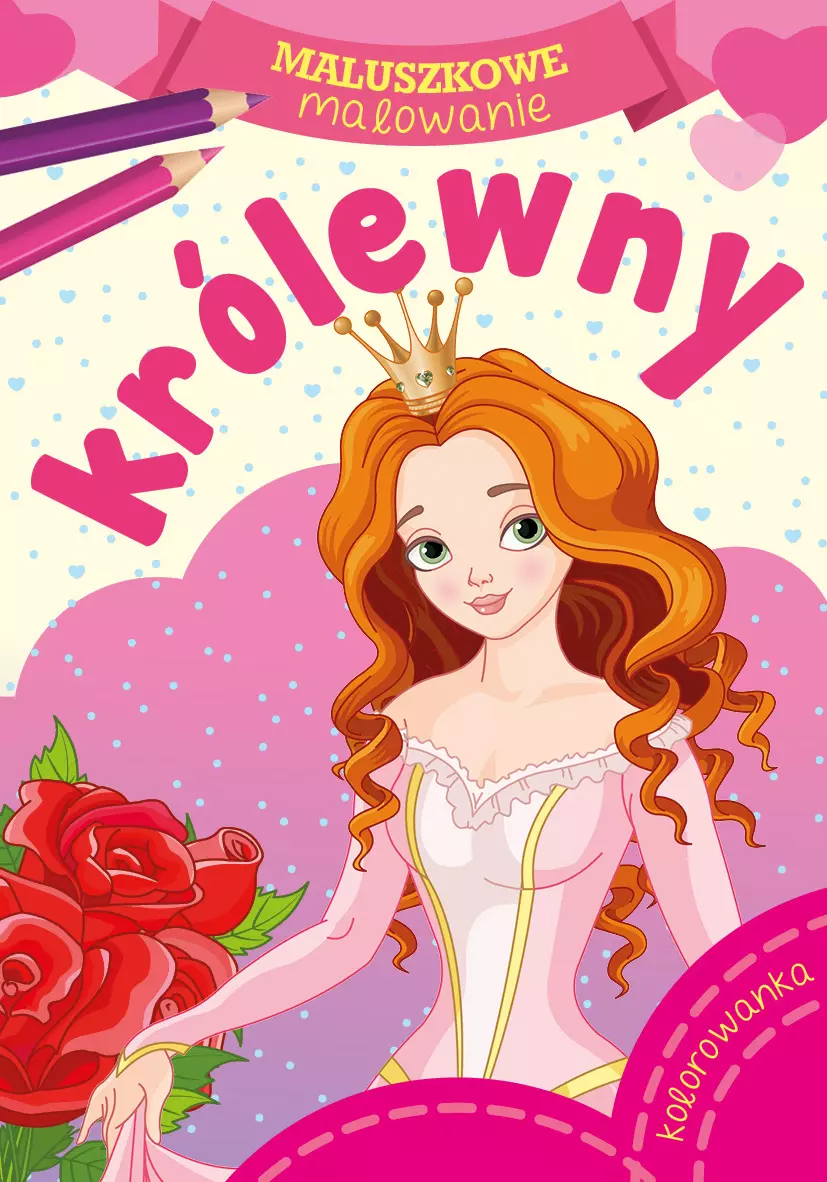 Maluszkowe malowanie. Królewny - Książki