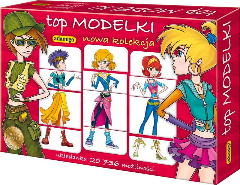 Top modelki. Układanka