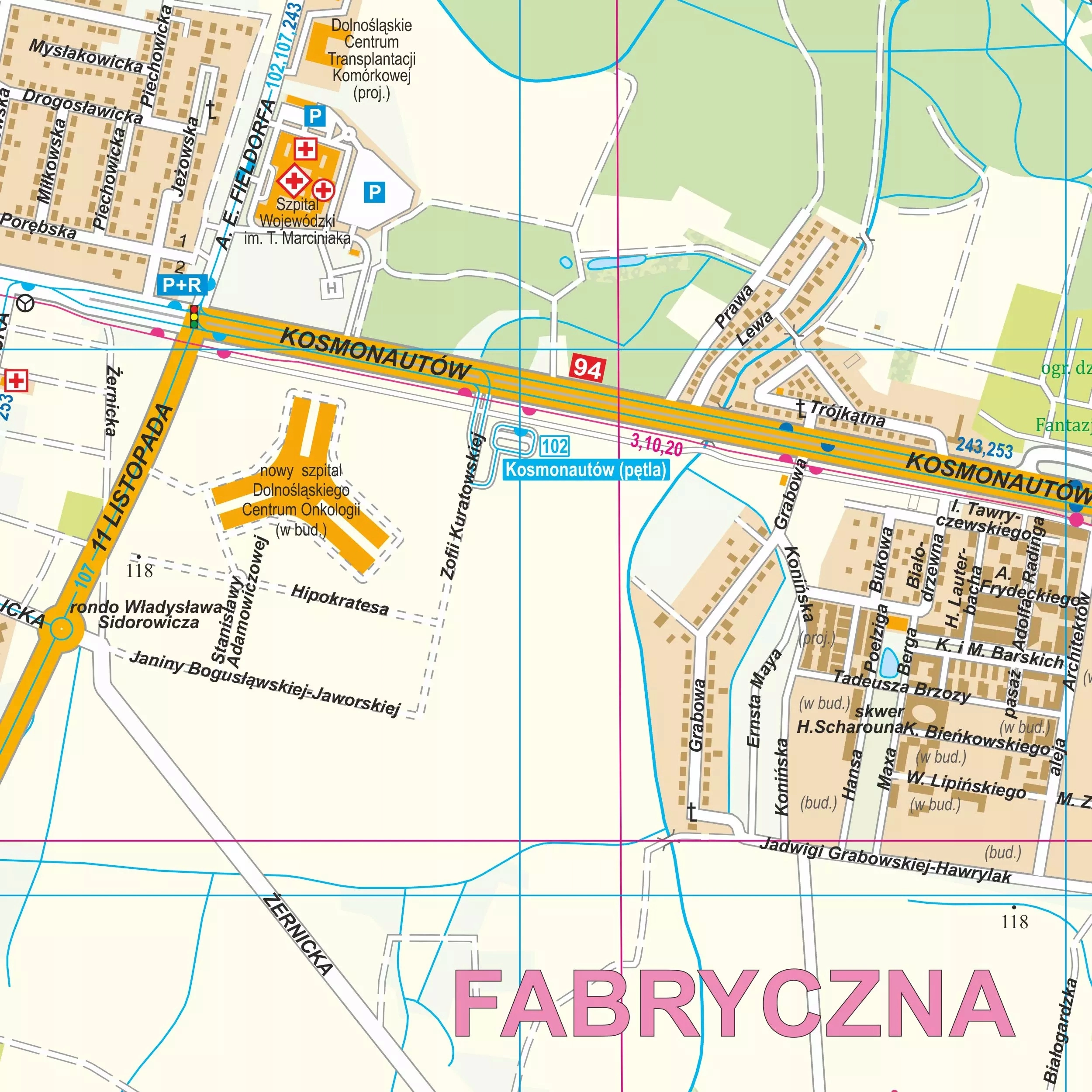 Wrocław plan miasta, mapa turystyczna NAJNOWSZE WYDANIE 2026 1:20 000 - Książki