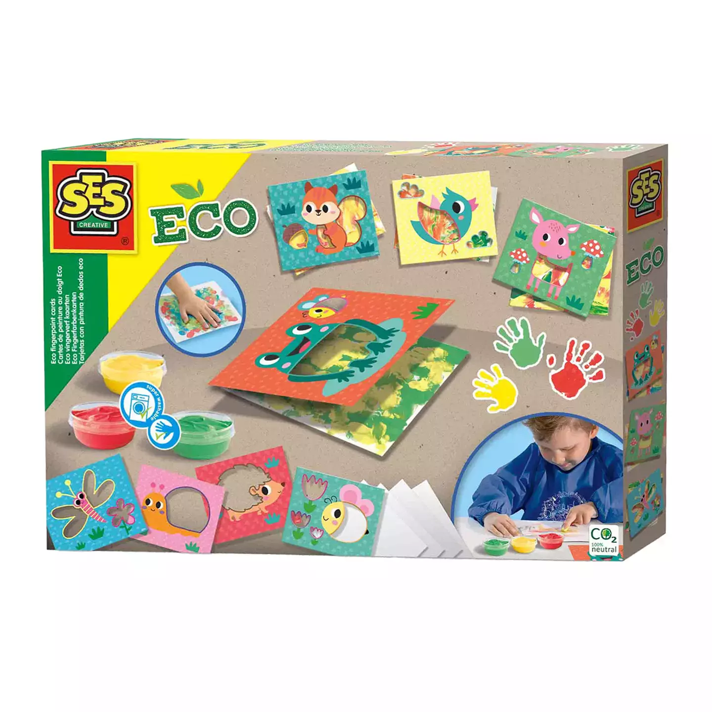 Eko malowanie palcami + szablony